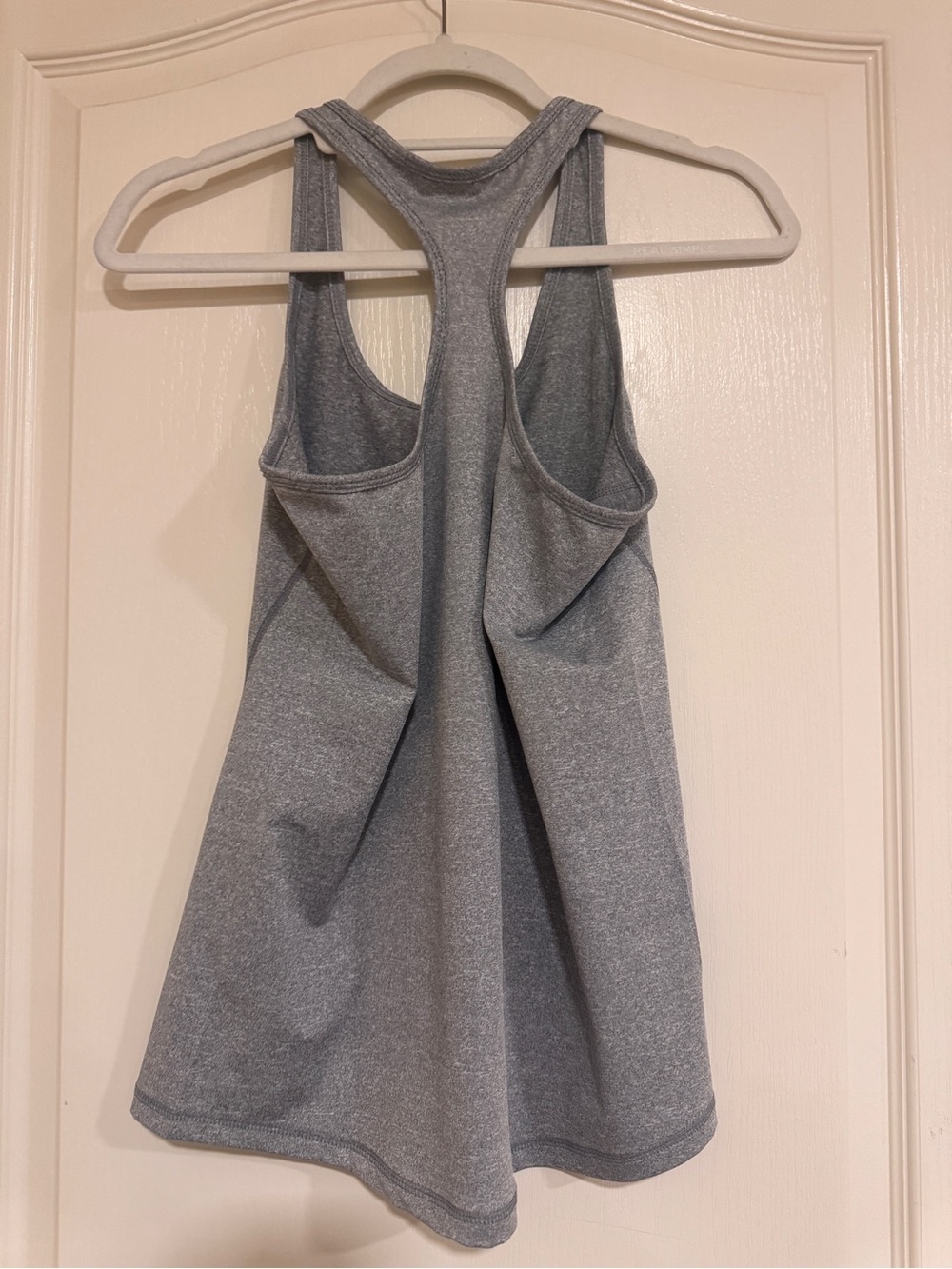 IcyZone Grey Racerback Active Tank Top - Picture 2 of 2